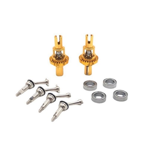 Differential with drive shafts - with,